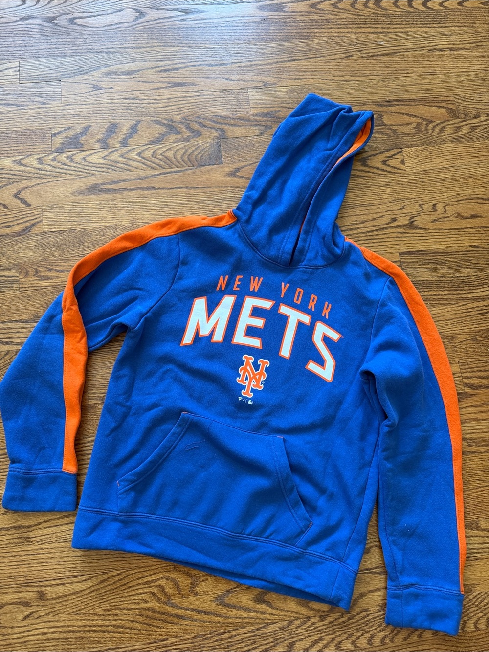 Fanatics New York Mets Blue and Orange Pullover Hoodie